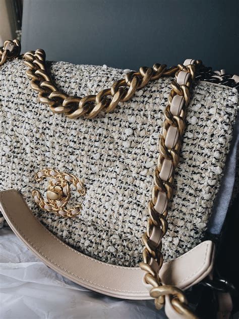 chanel 19 cookies and cream tweed|chanel 19 backpacks.